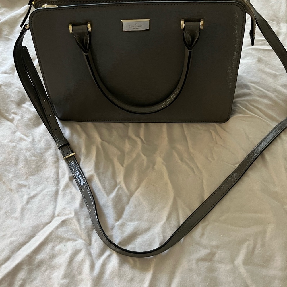 Grey Kate Spade Purse